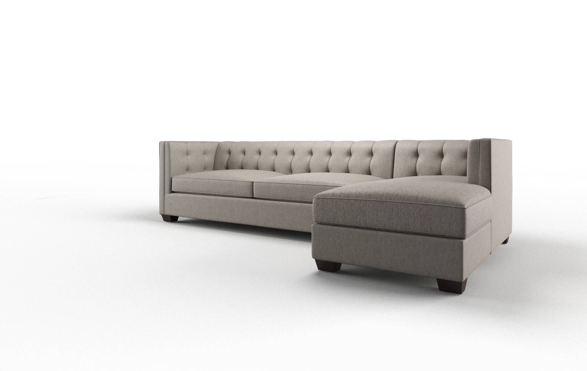 Grant Cosmo Taupe Panel espresso legs 4