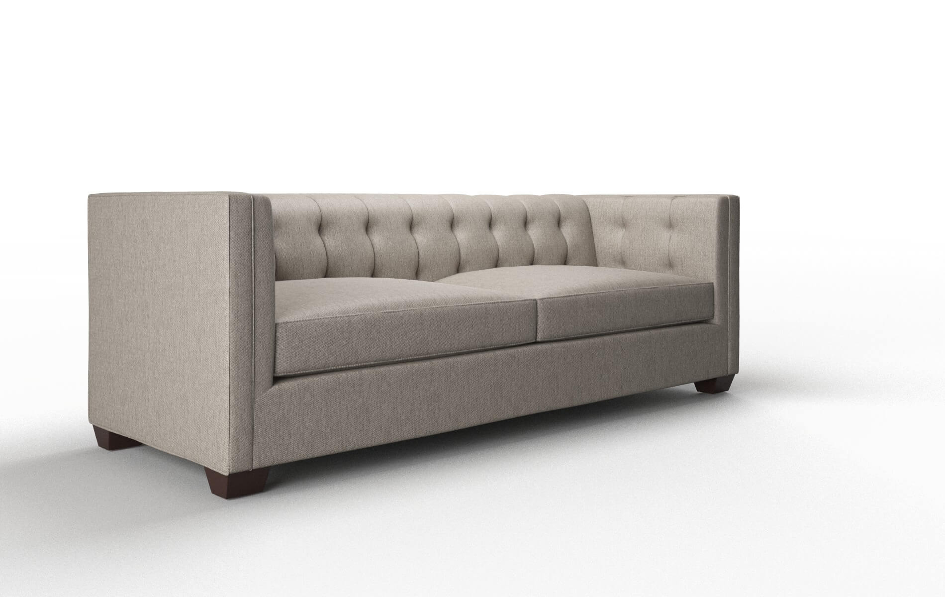 Grant Cosmo Taupe Sofa espresso legs 2