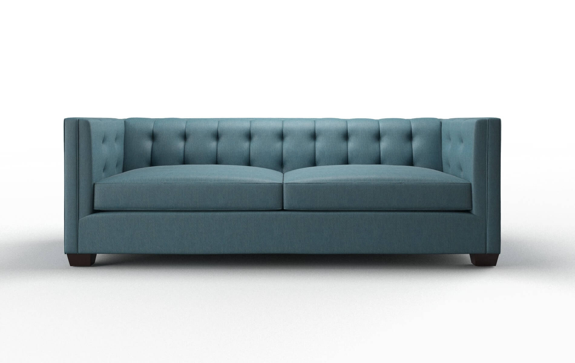 Grant Cosmo Teal Sofa espresso legs 1