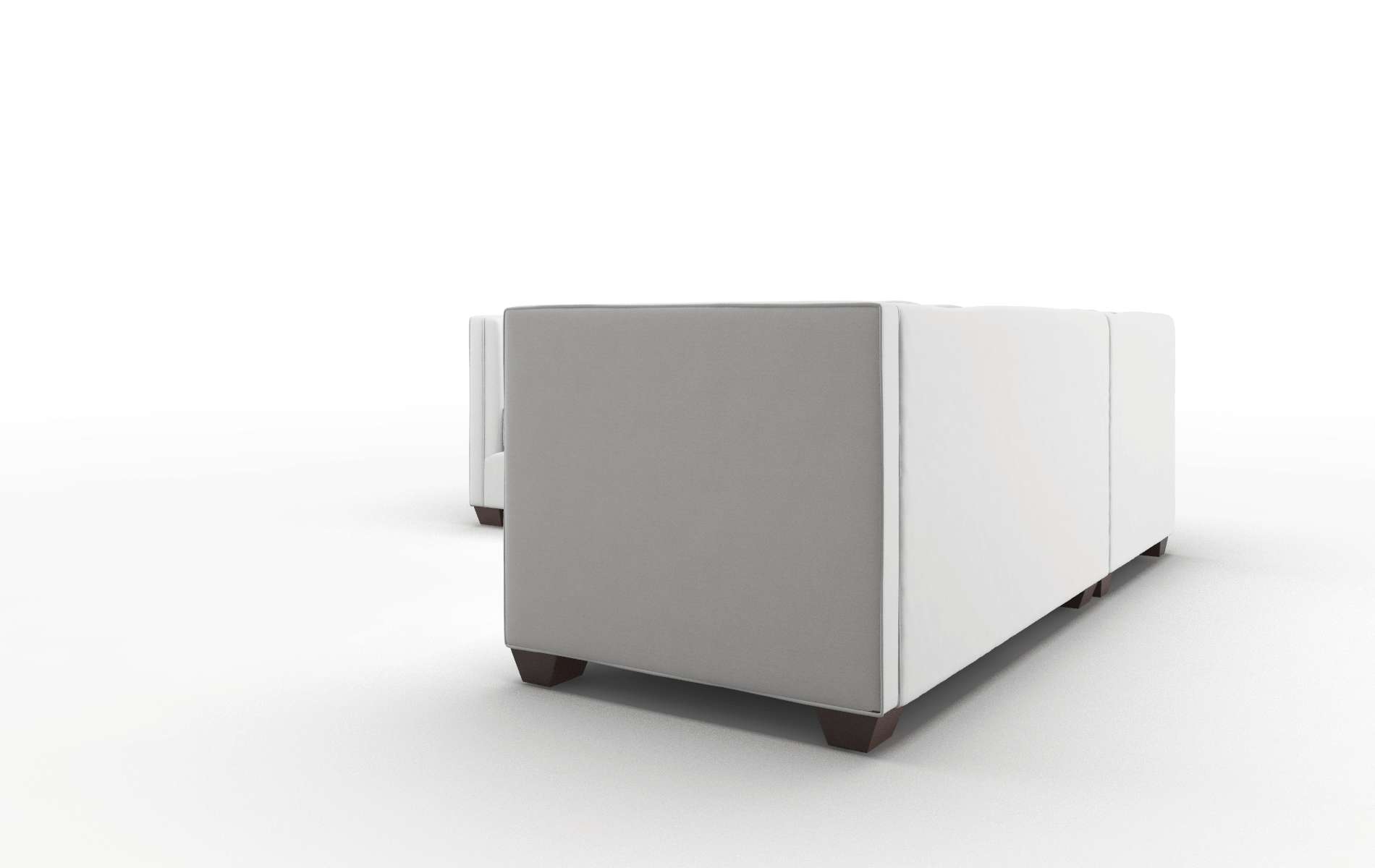 Grant Dawson Platinum Sectional espresso legs 4