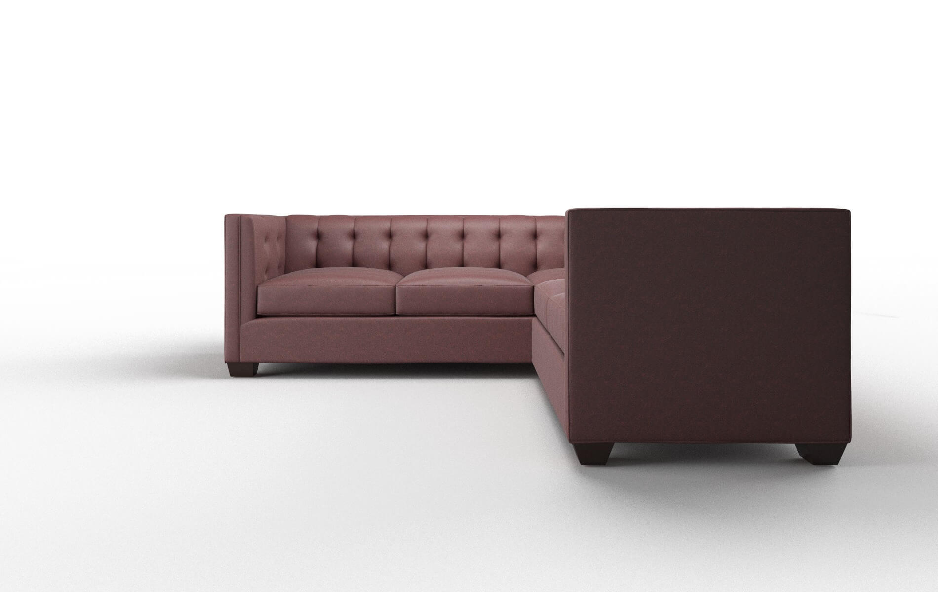 Grant Derby Berry Sectional espresso legs 5