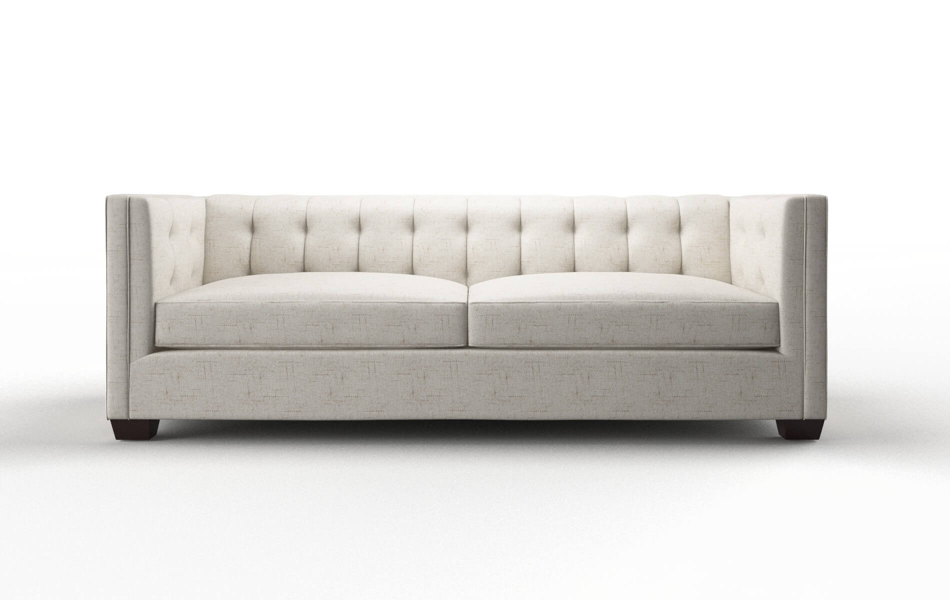 Grant Derby Taupe Sofa espresso legs