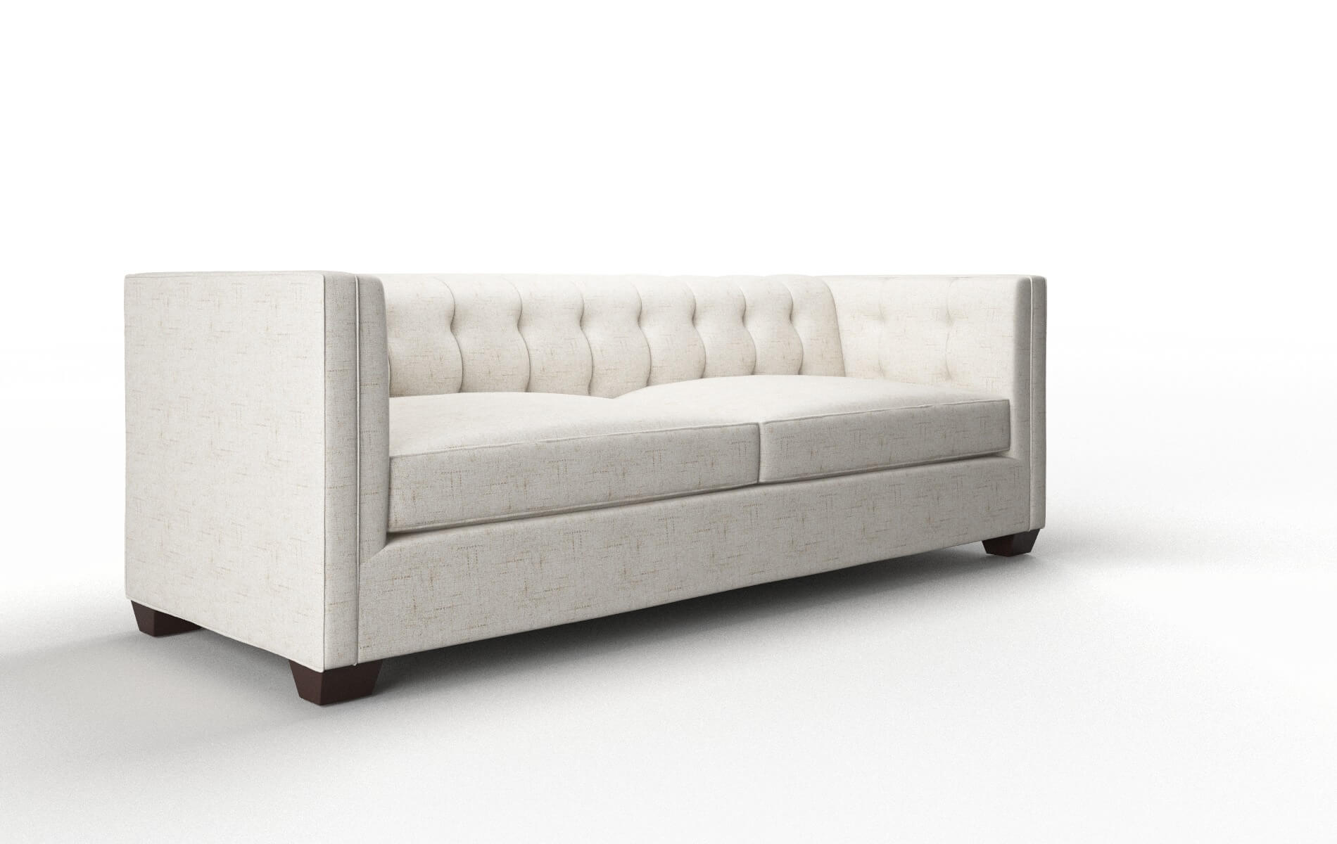 Grant Derby Taupe Sofa espresso legs 2