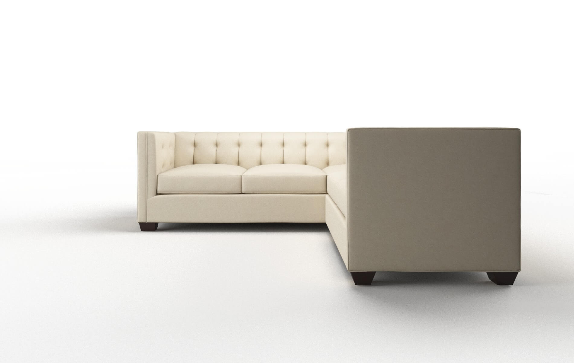 Grant Dream_d Almond Sectional espresso legs 5