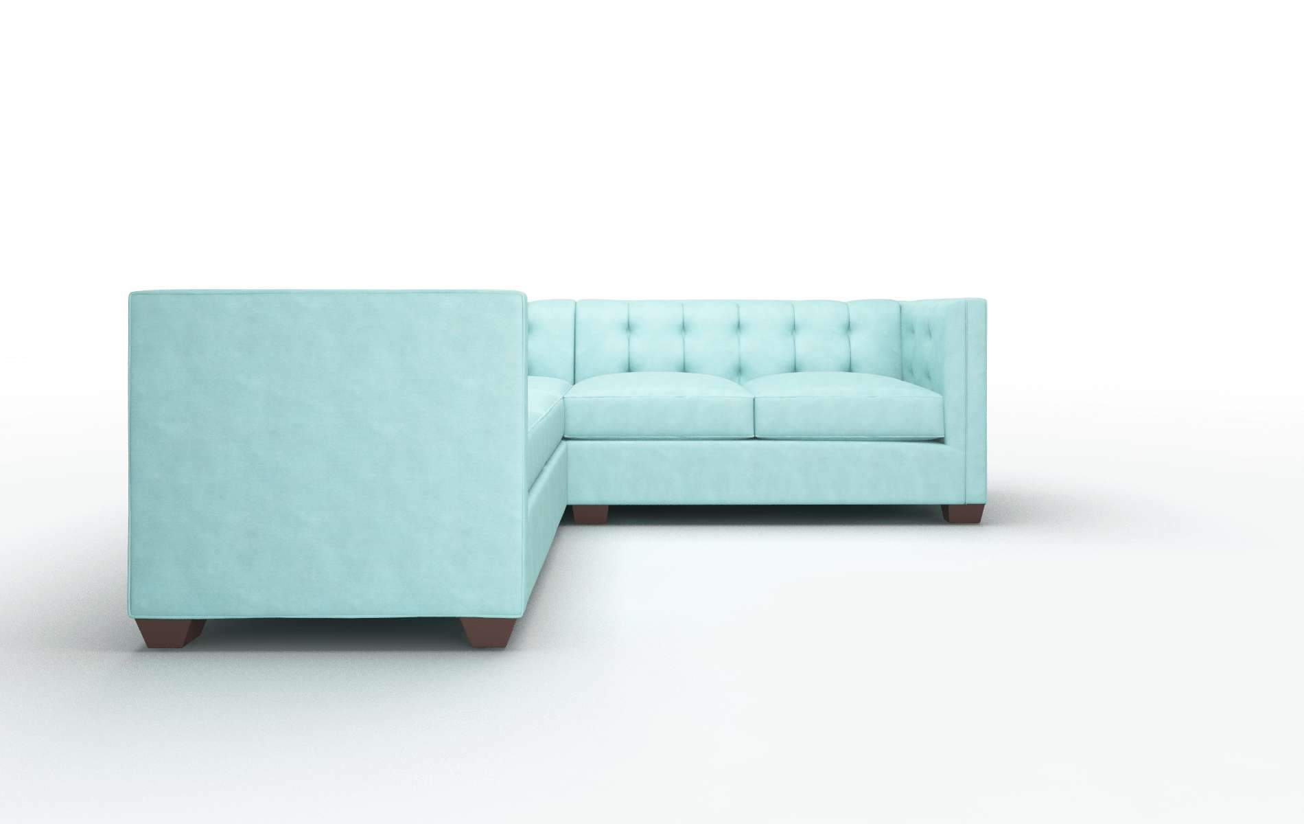 Grant Dream_d French_blue Sectional espresso legs 2