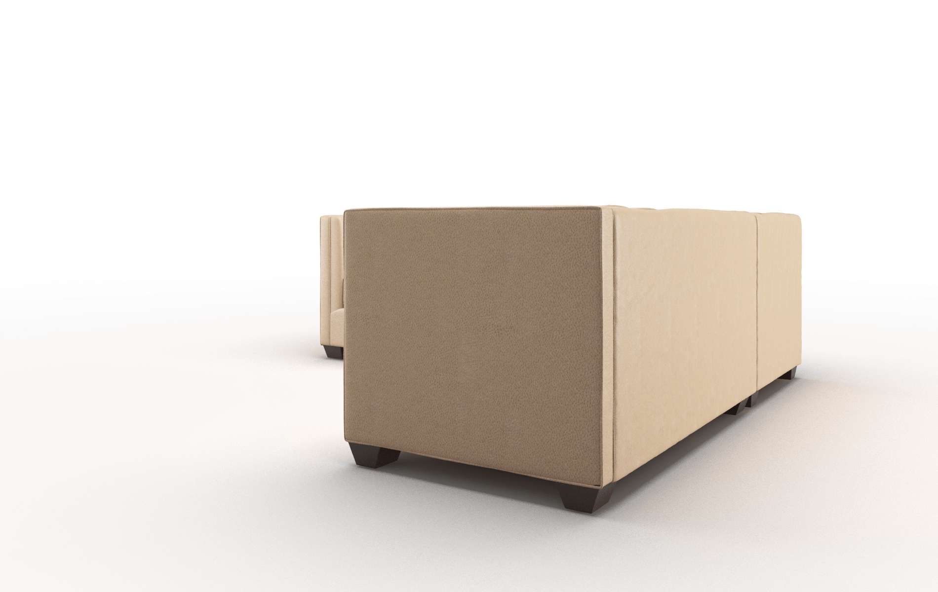 Grant Ford Dune Sectional espresso legs 4