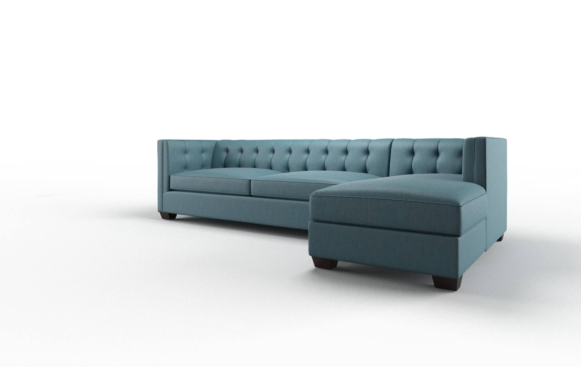 Grant Hepburn Teal Panel espresso legs 4