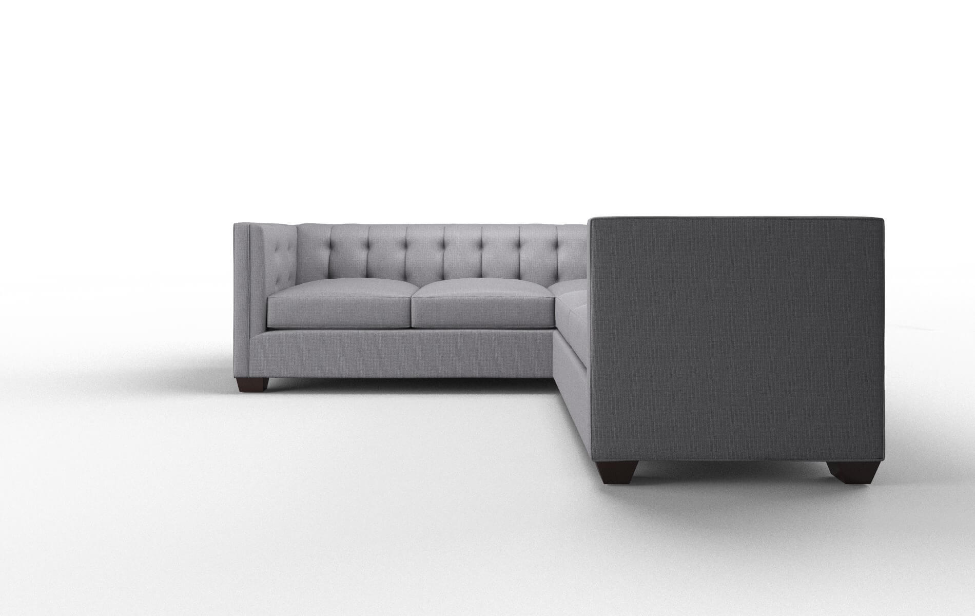 Grant Insight Denim Sectional espresso legs 5