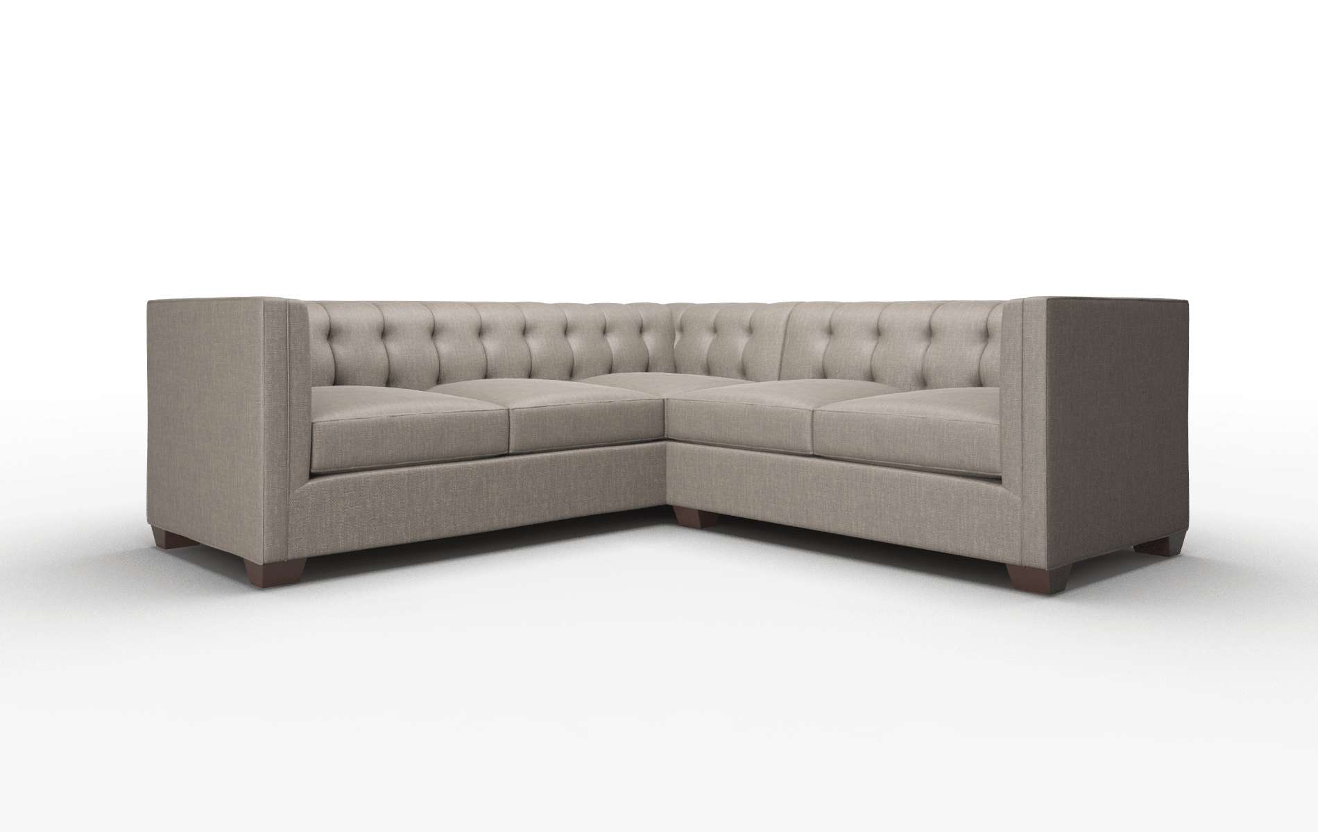 Grant Keylargo bark Sectional Espresso Legs  1
