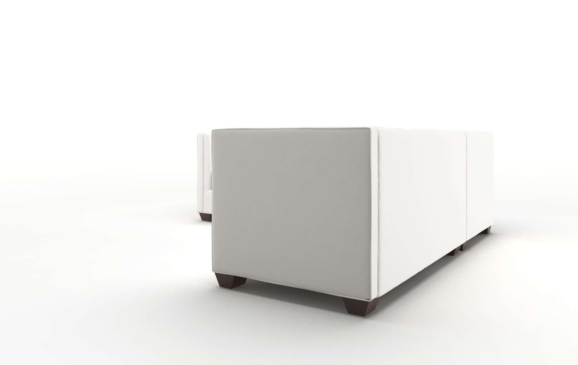 Grant Keylargo Oatmeal Sectional espresso legs 4