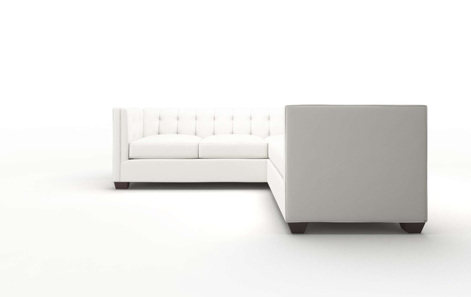 Grant Keylargo Oatmeal Sectional espresso legs 5