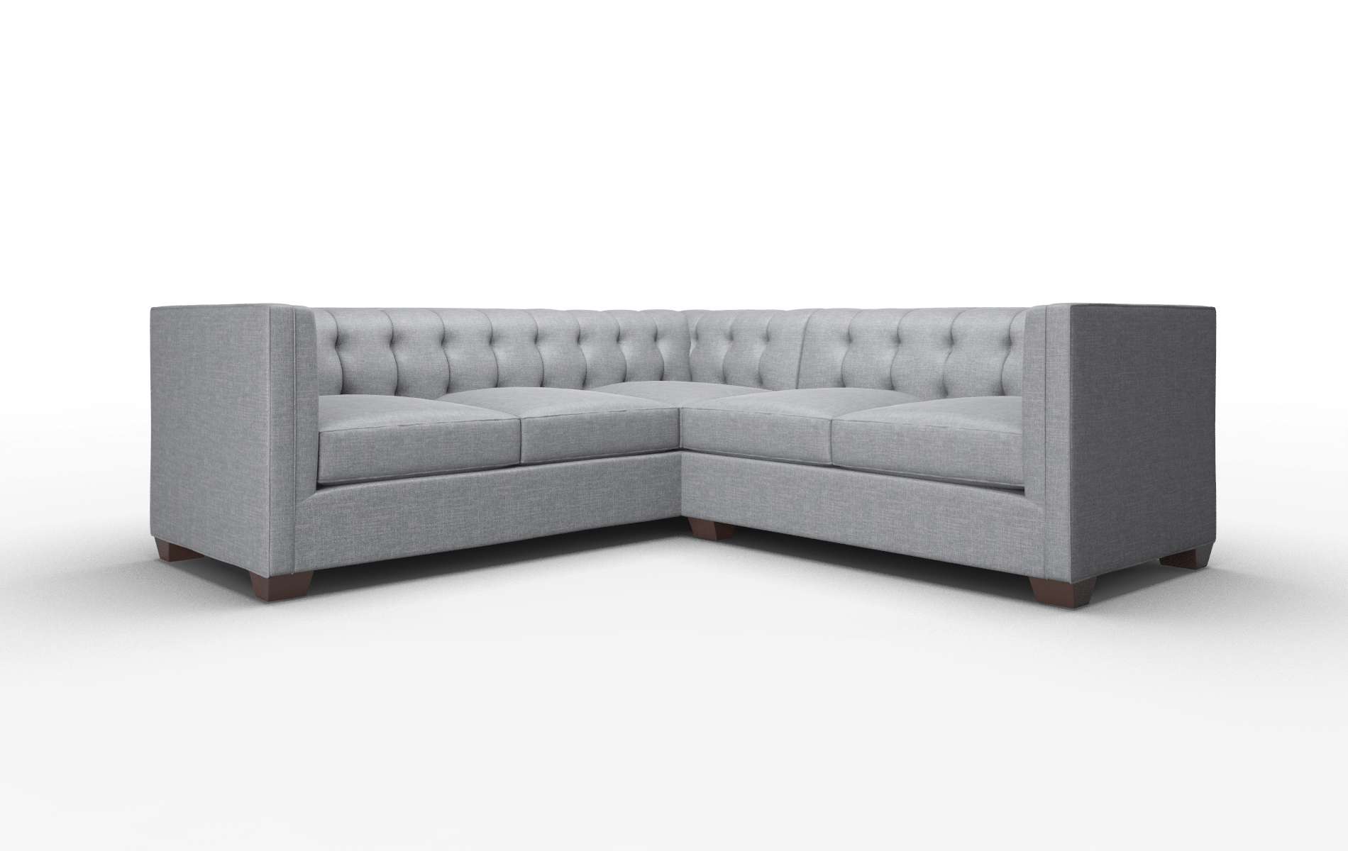 Grant Lana Onyx Sectional espresso legs 1