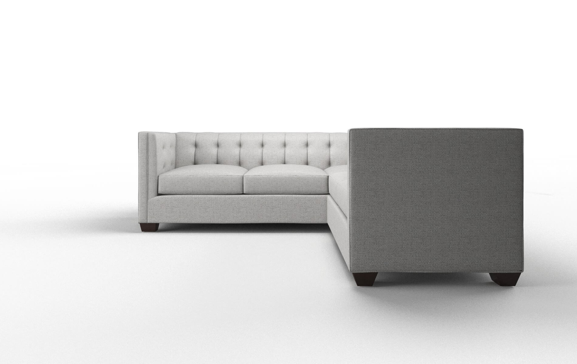 Grant Malibu Dove Sectional espresso legs 5