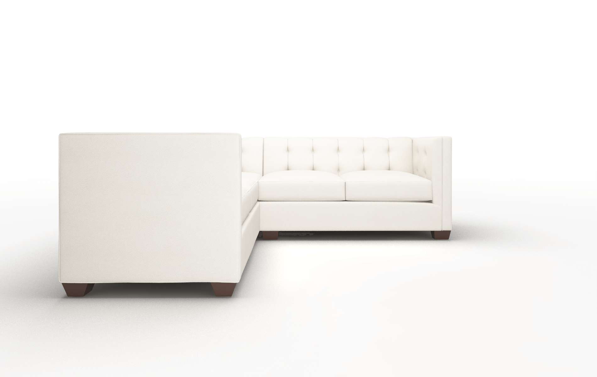 Grant Malibu Linen Sectional espresso legs 2