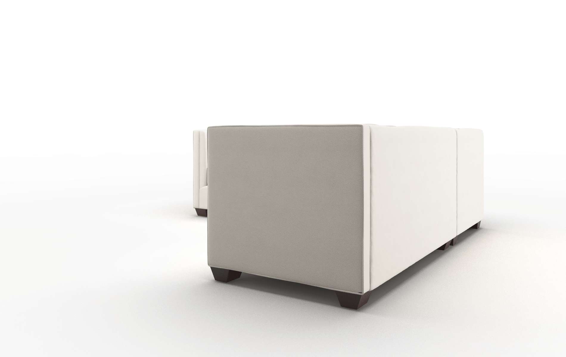 Grant Malibu Linen Sectional espresso legs 4