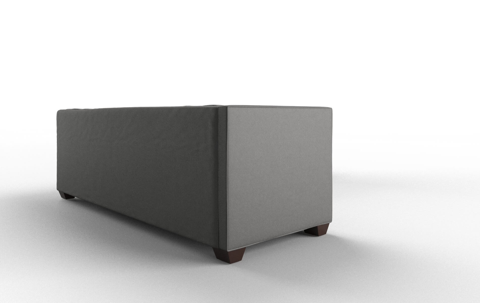 Grant Oakley Charcoal Sectional espresso legs 3