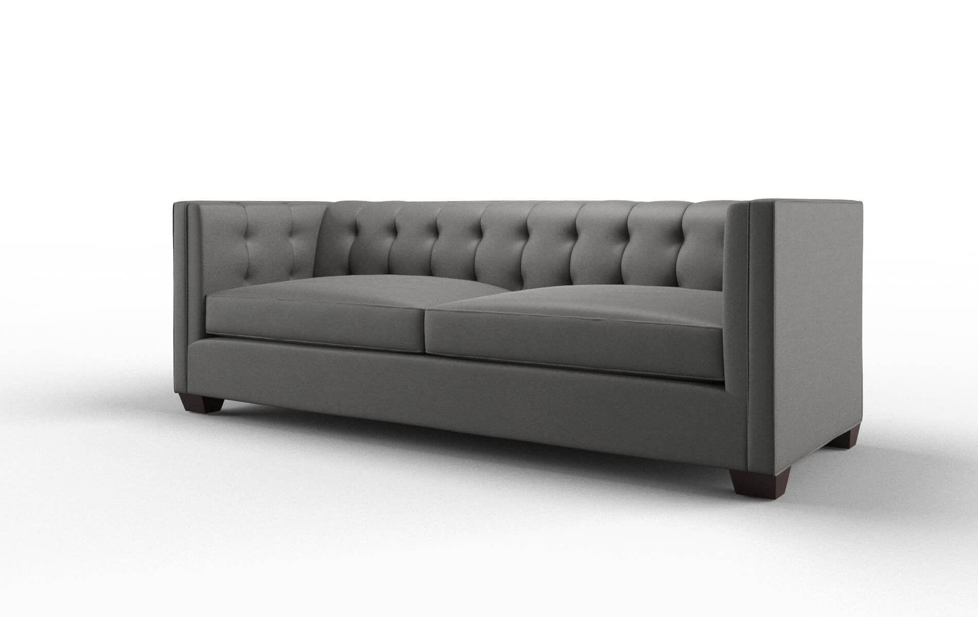 Grant Oakley Charcoal Sofa espresso legs 4