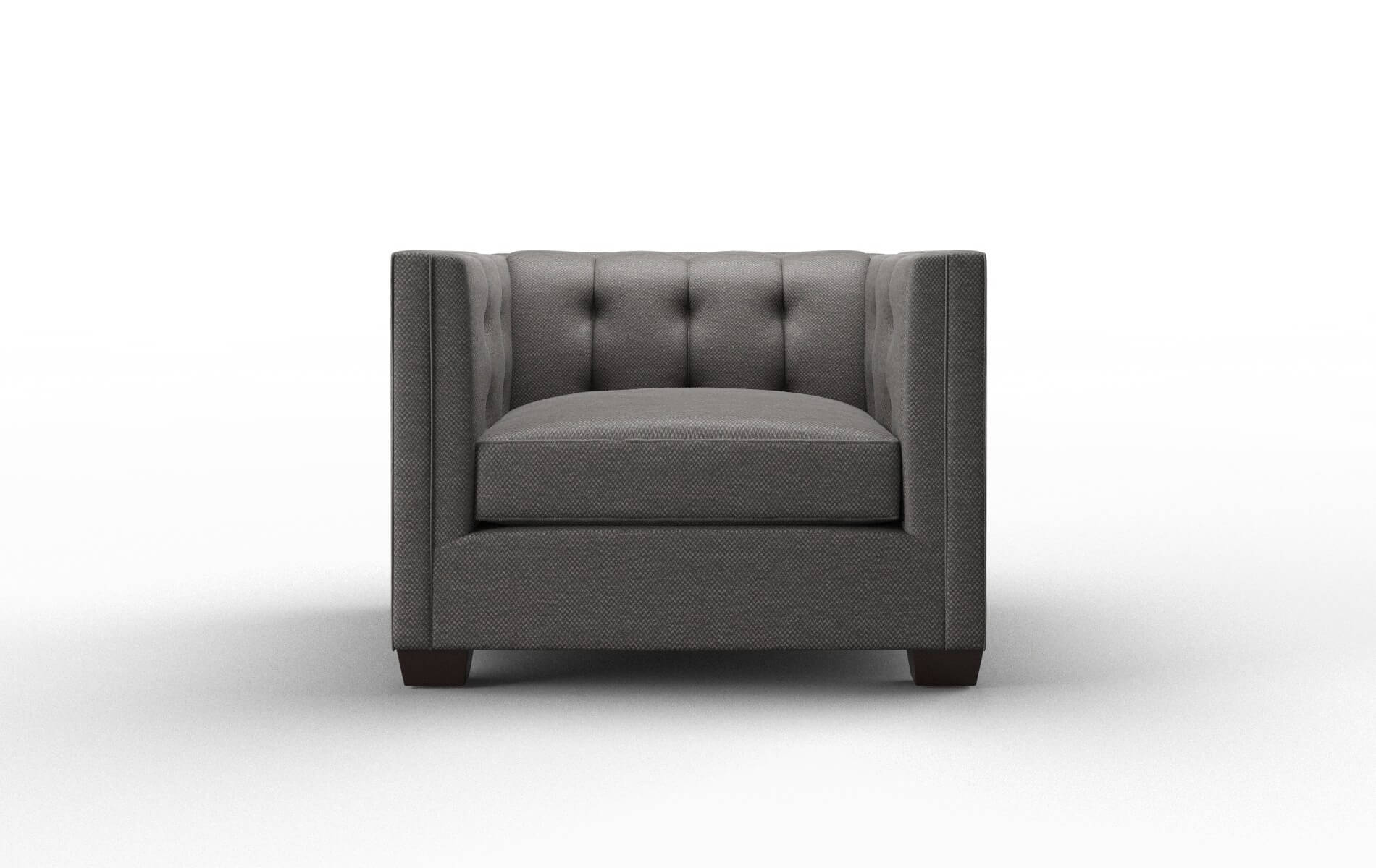 Grant Oscar Grey Chair espresso legs 1