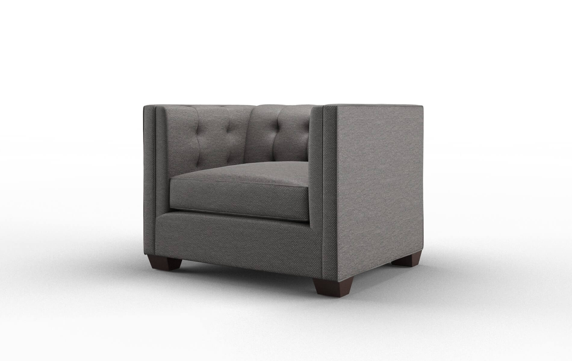 Grant Oscar Grey Chair espresso legs 4