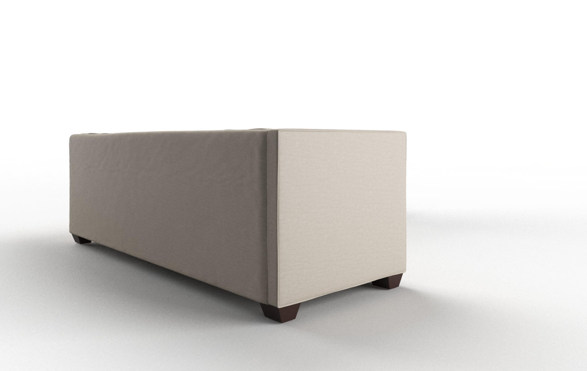 Grant Oscar Linen Sectional espresso legs 3