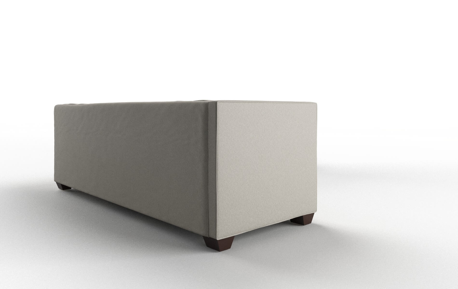 Grant Oscar Silver Sectional espresso legs 3