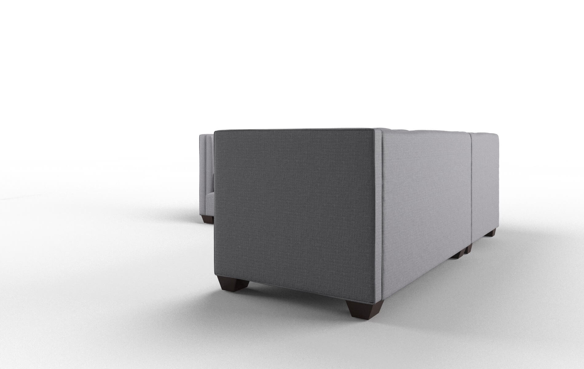 Grant Parker Ash Sectional espresso legs 4