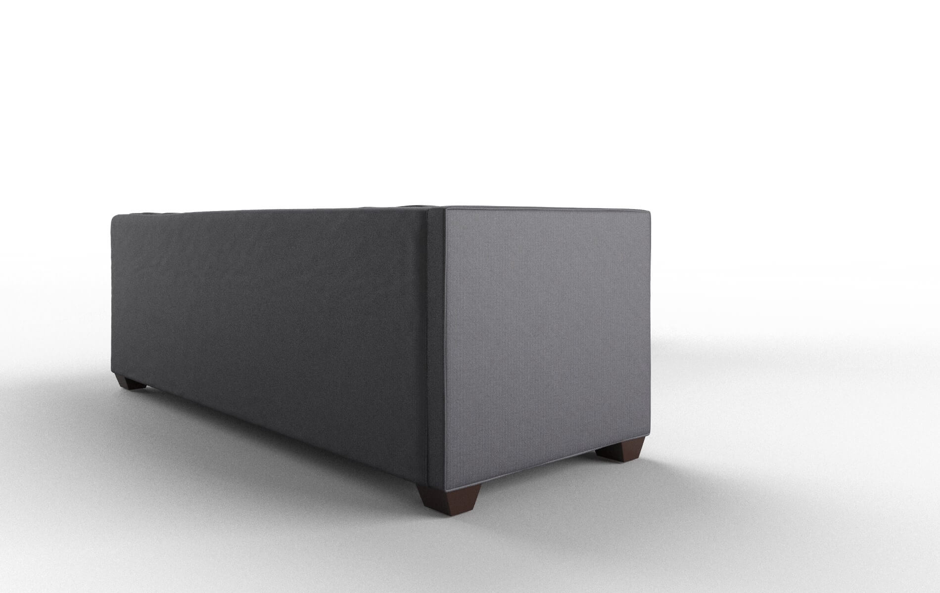 Grant Parker Charcoal Sectional espresso legs 3