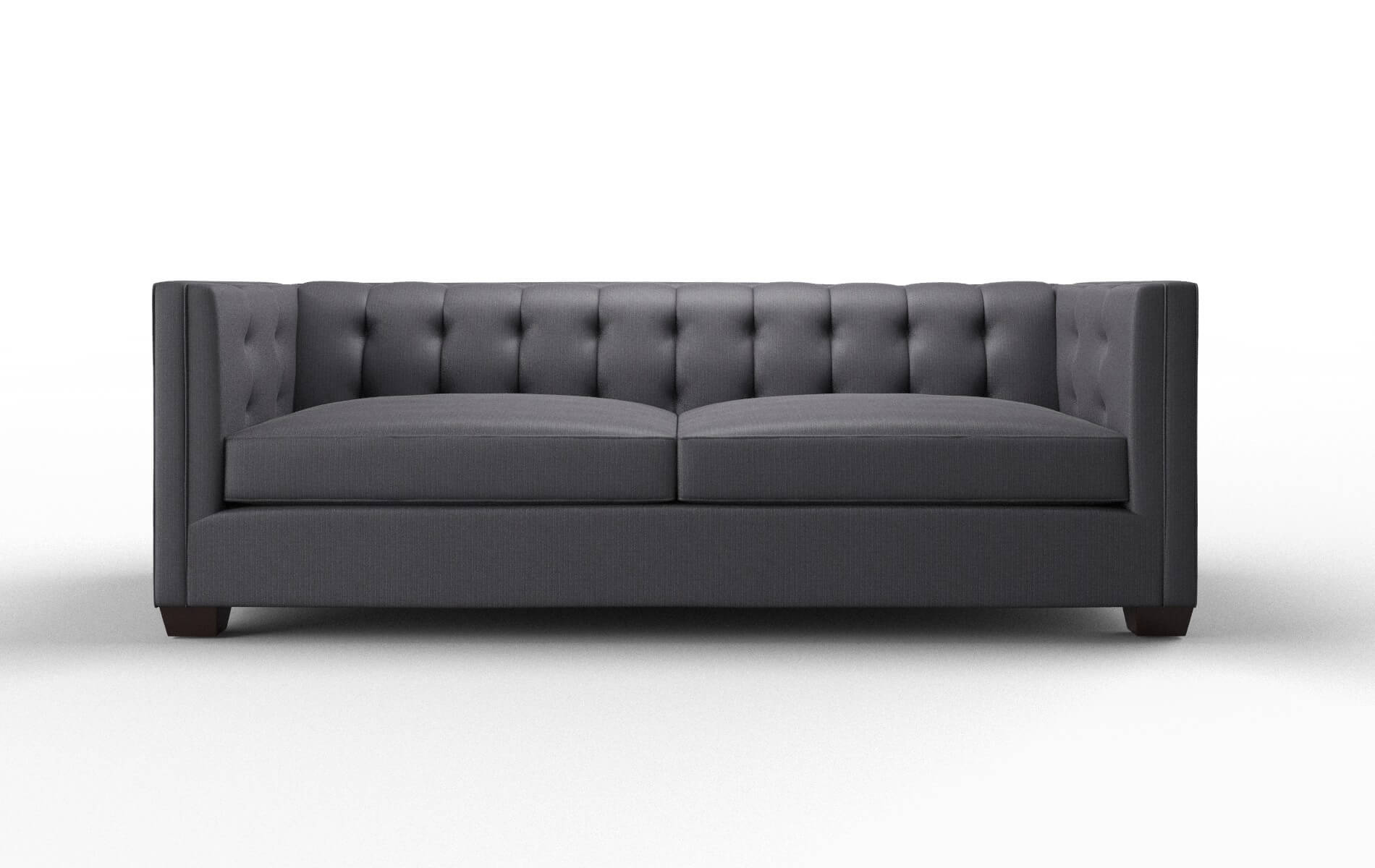 Grant Parker Charcoal Sofa espresso legs 1