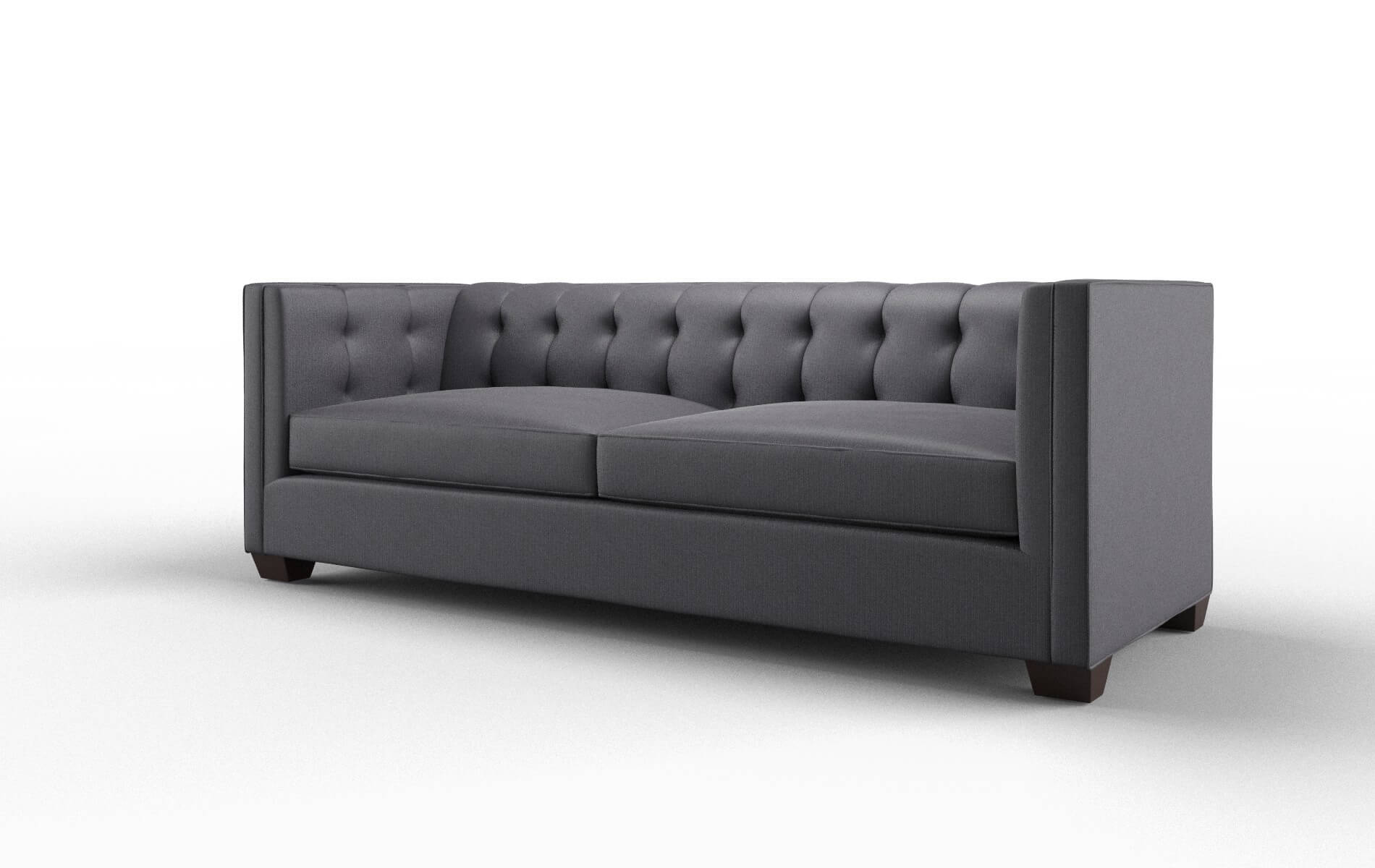 Grant Parker Charcoal Sofa espresso legs 4