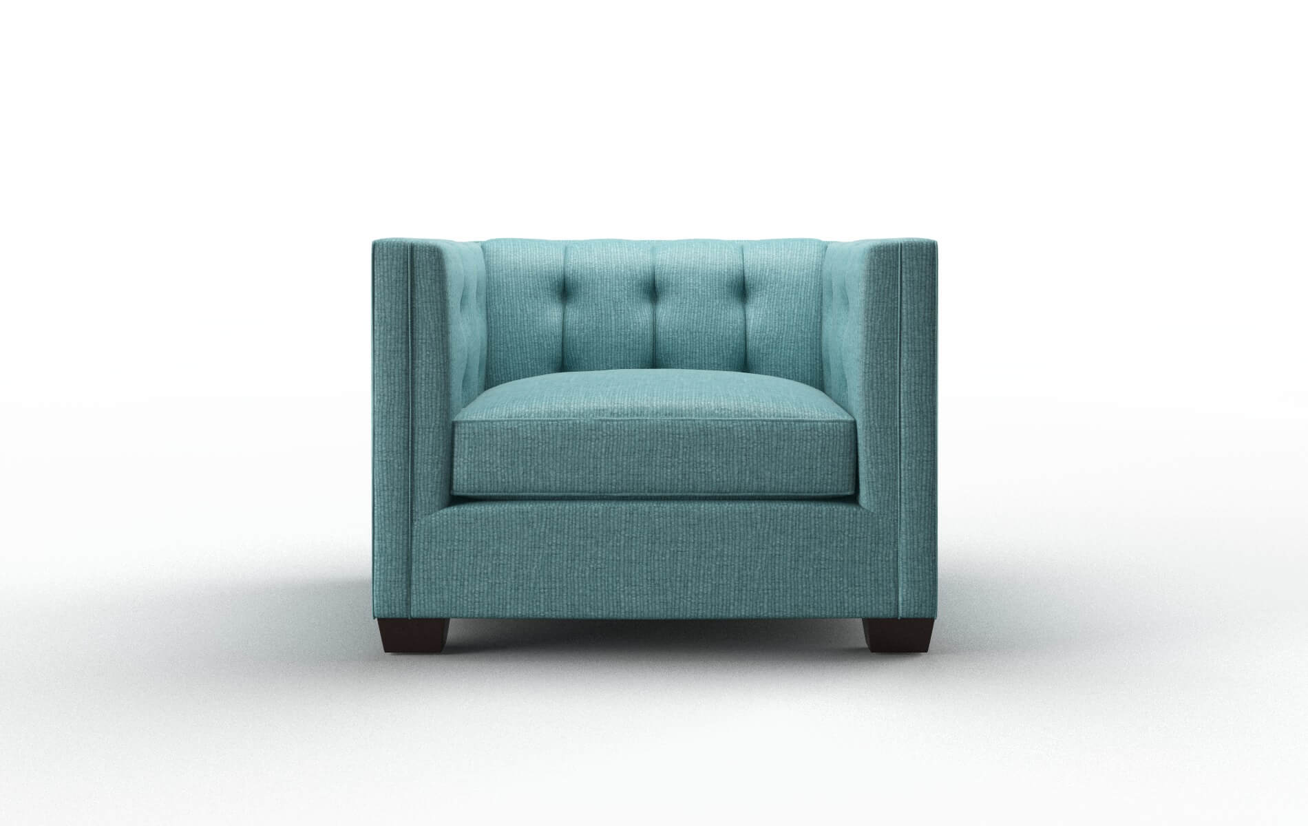 Grant Parker Turquoise Chair espresso legs 1