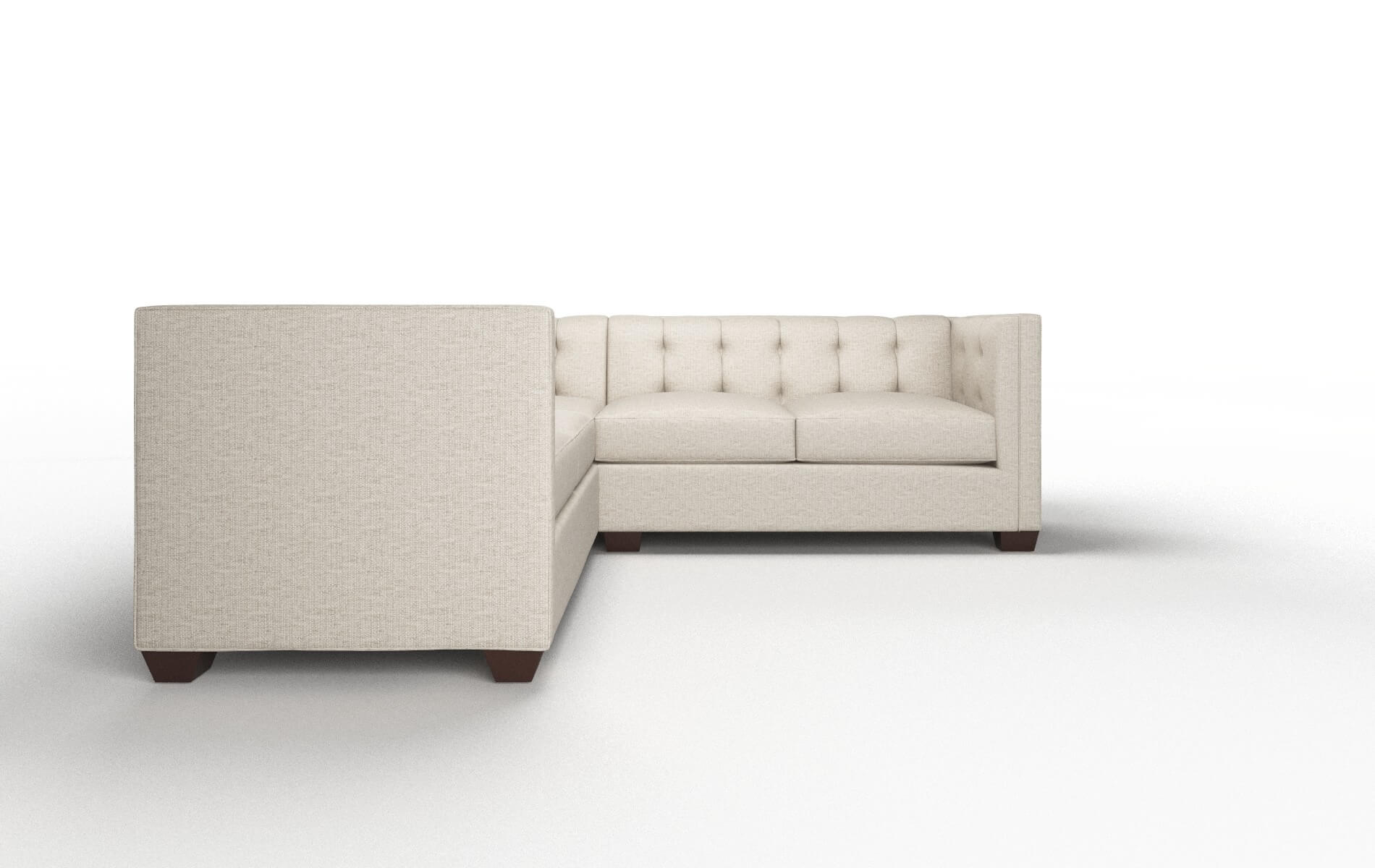 Grant Parker Wheat Sectional espresso legs 2