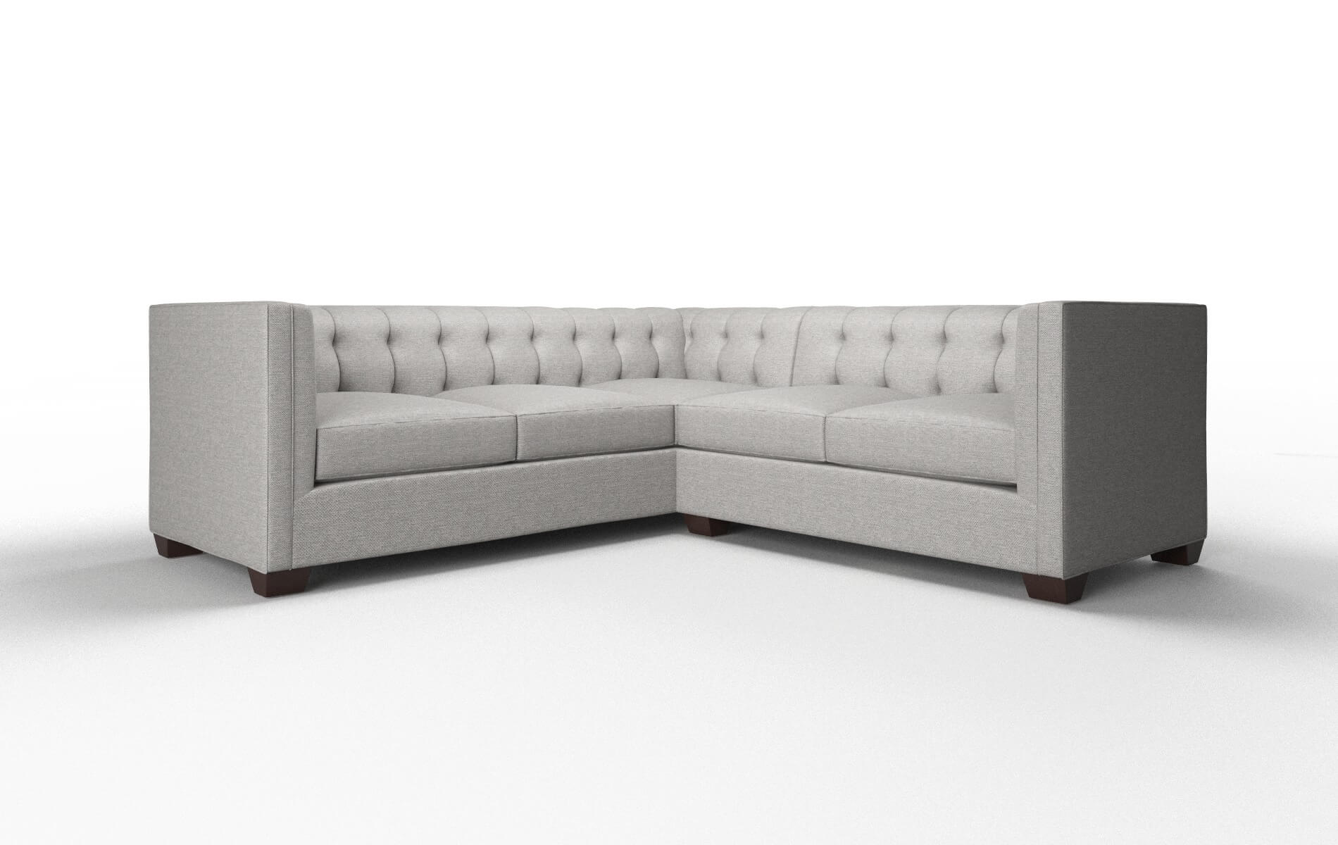 Grant Phoenix smoke Sectional Espresso Legs  1
