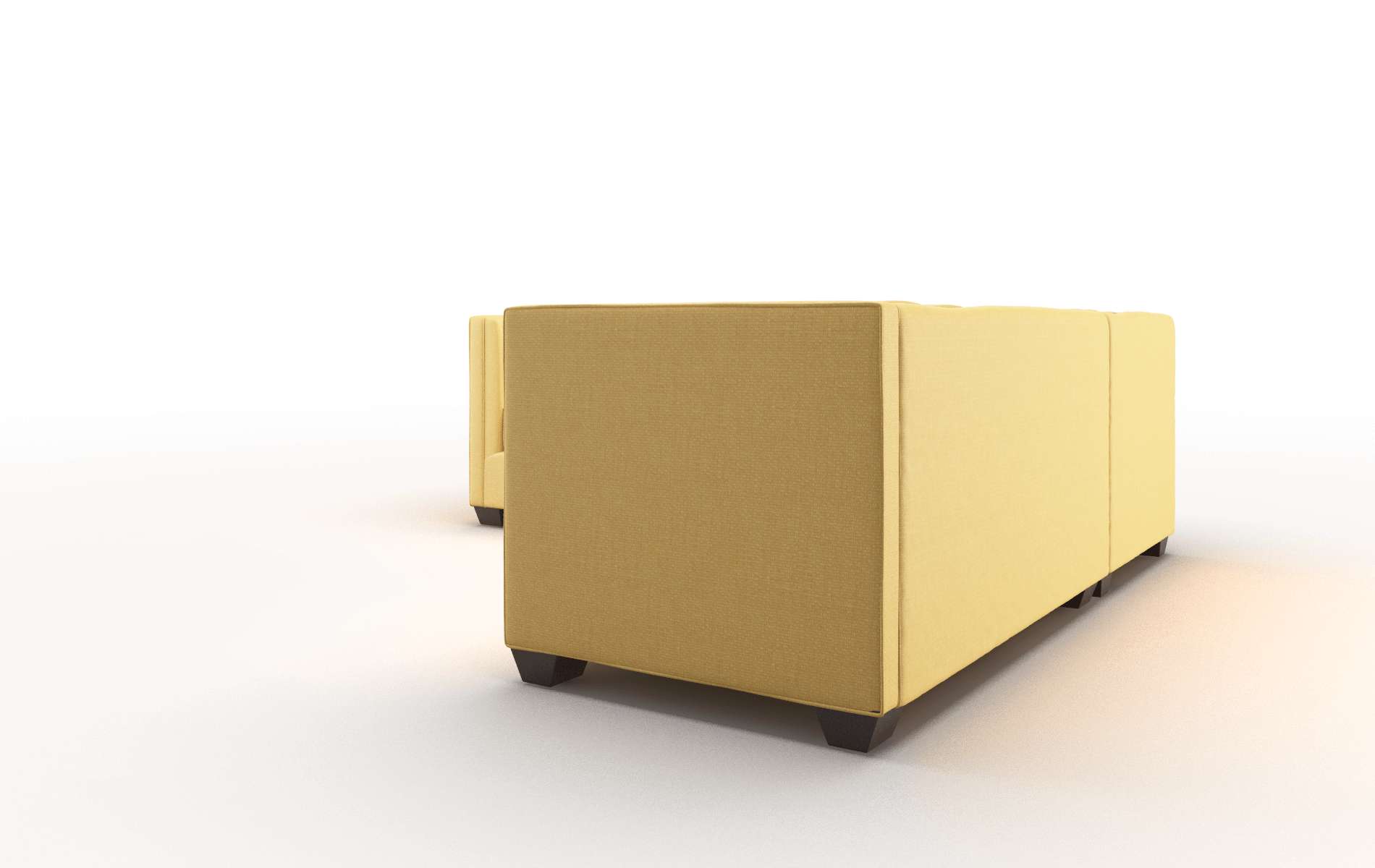 Grant Portland Dijon Sectional espresso legs 4