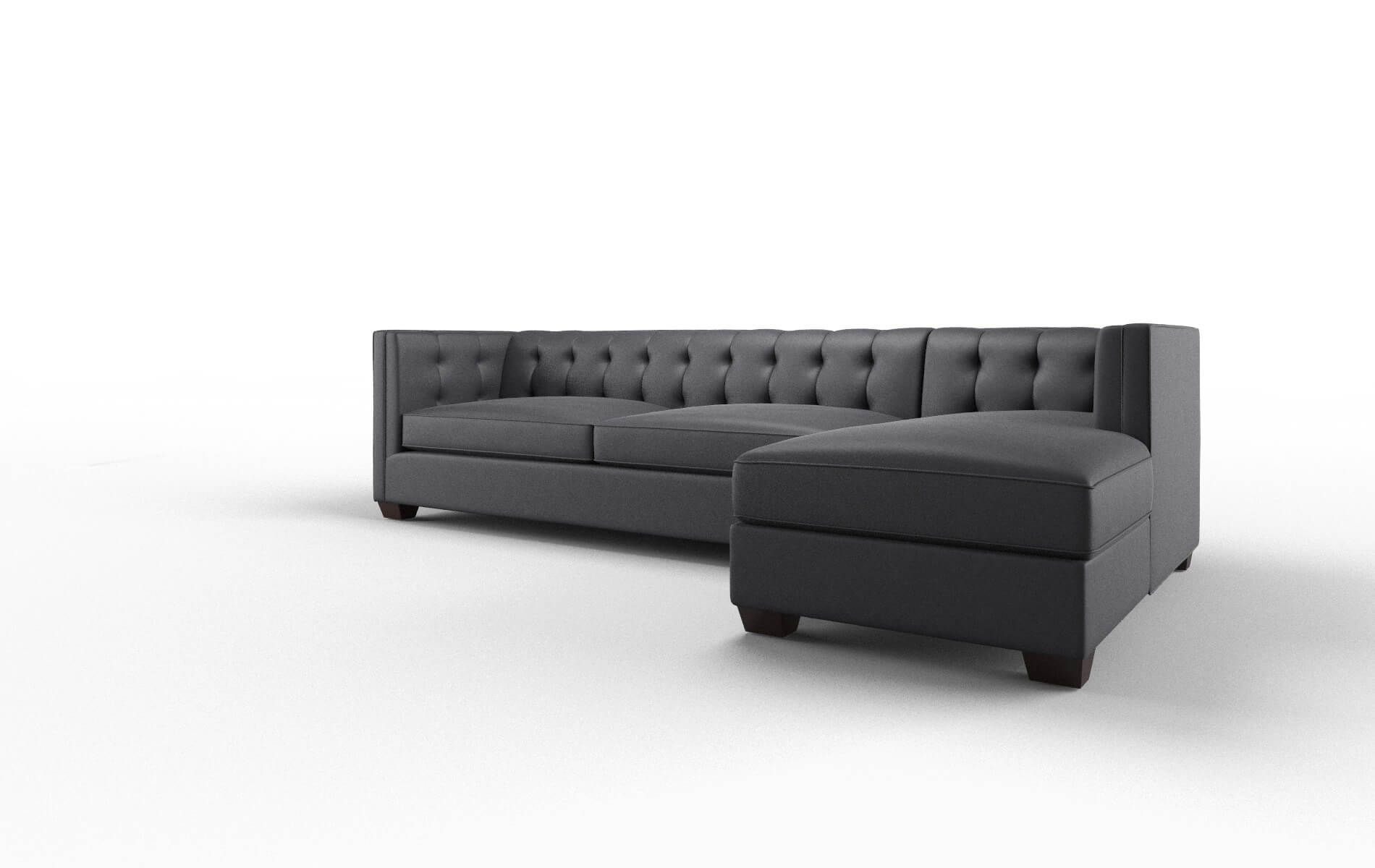 Grant Redondo Navy Panel espresso legs 4