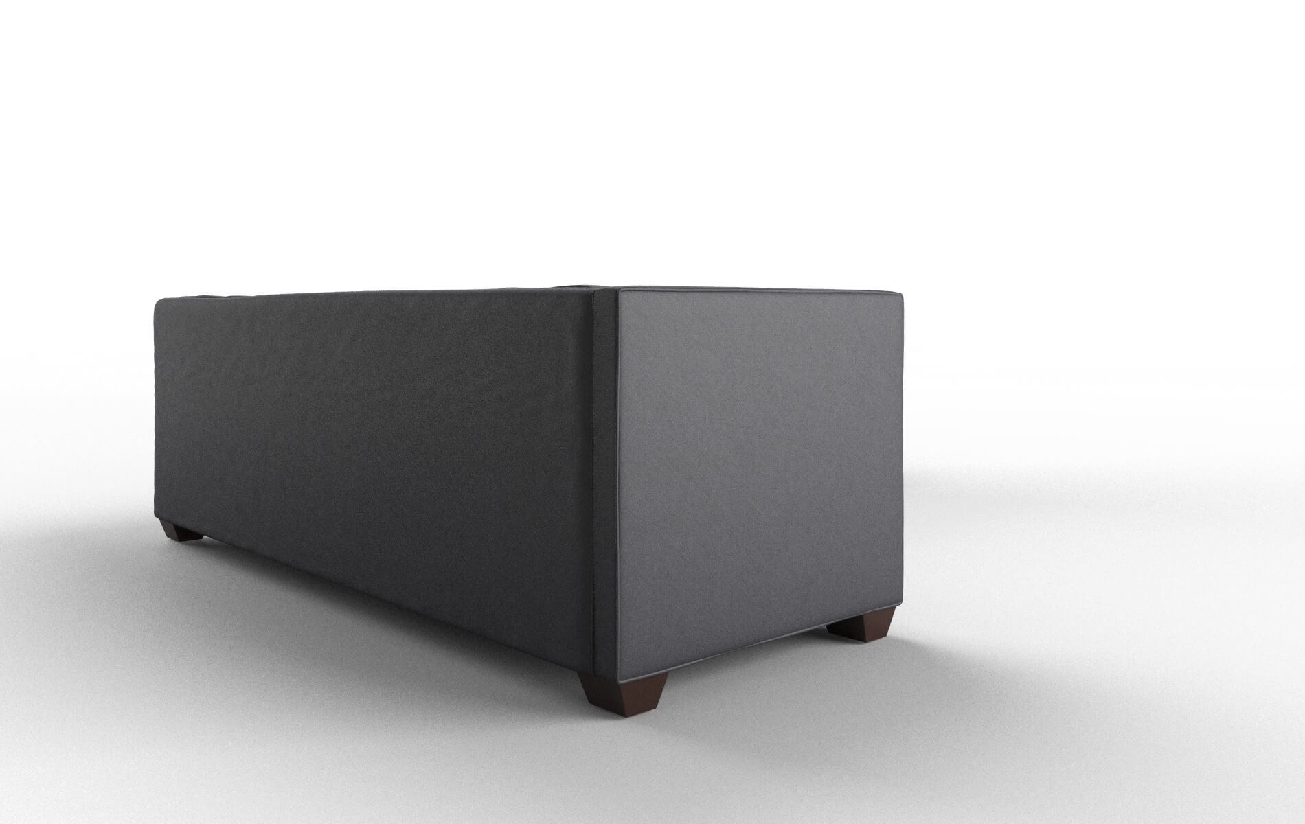 Grant Redondo Navy Sectional espresso legs 3