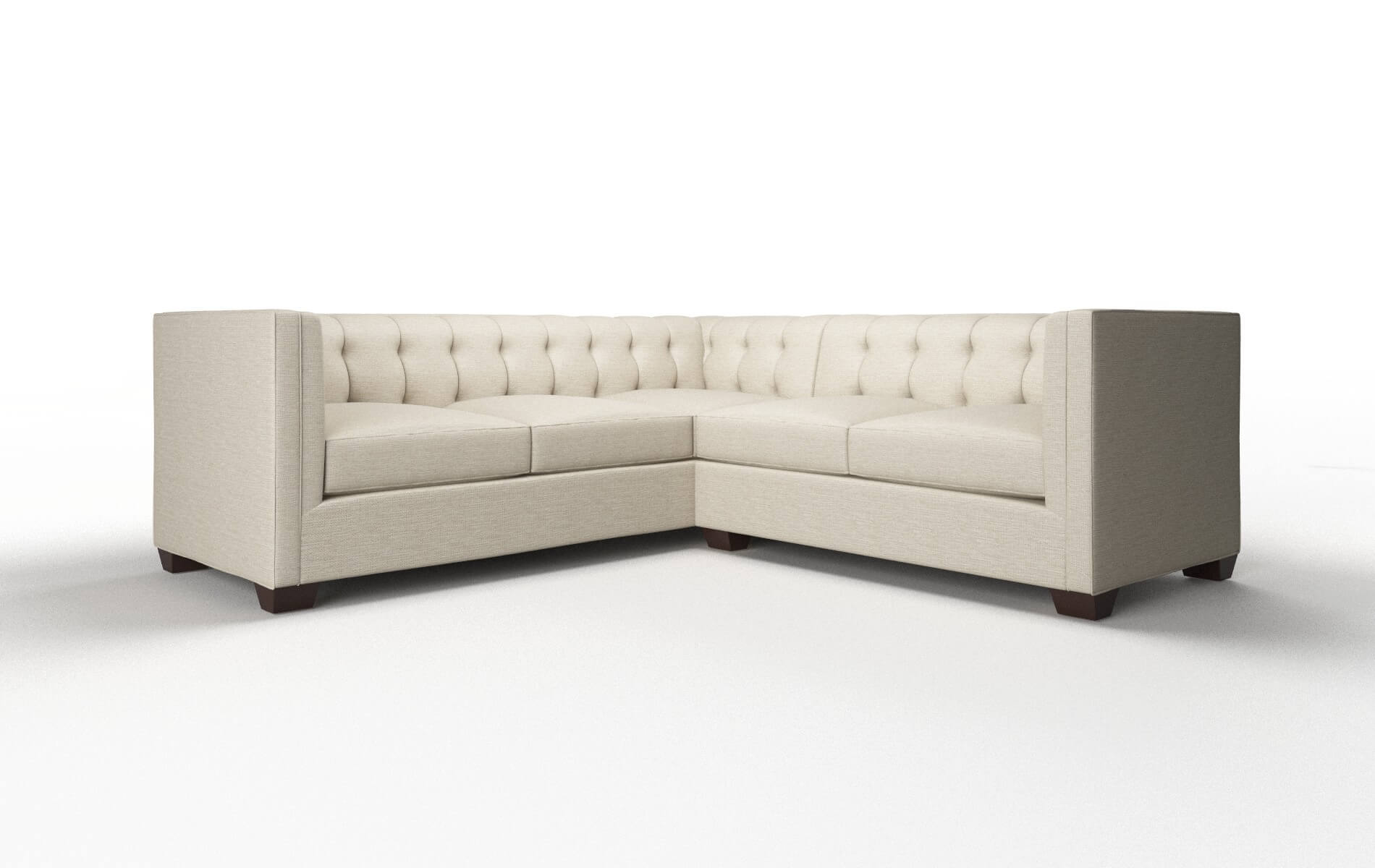 Grant Rocket Dove Sectional espresso legs 1