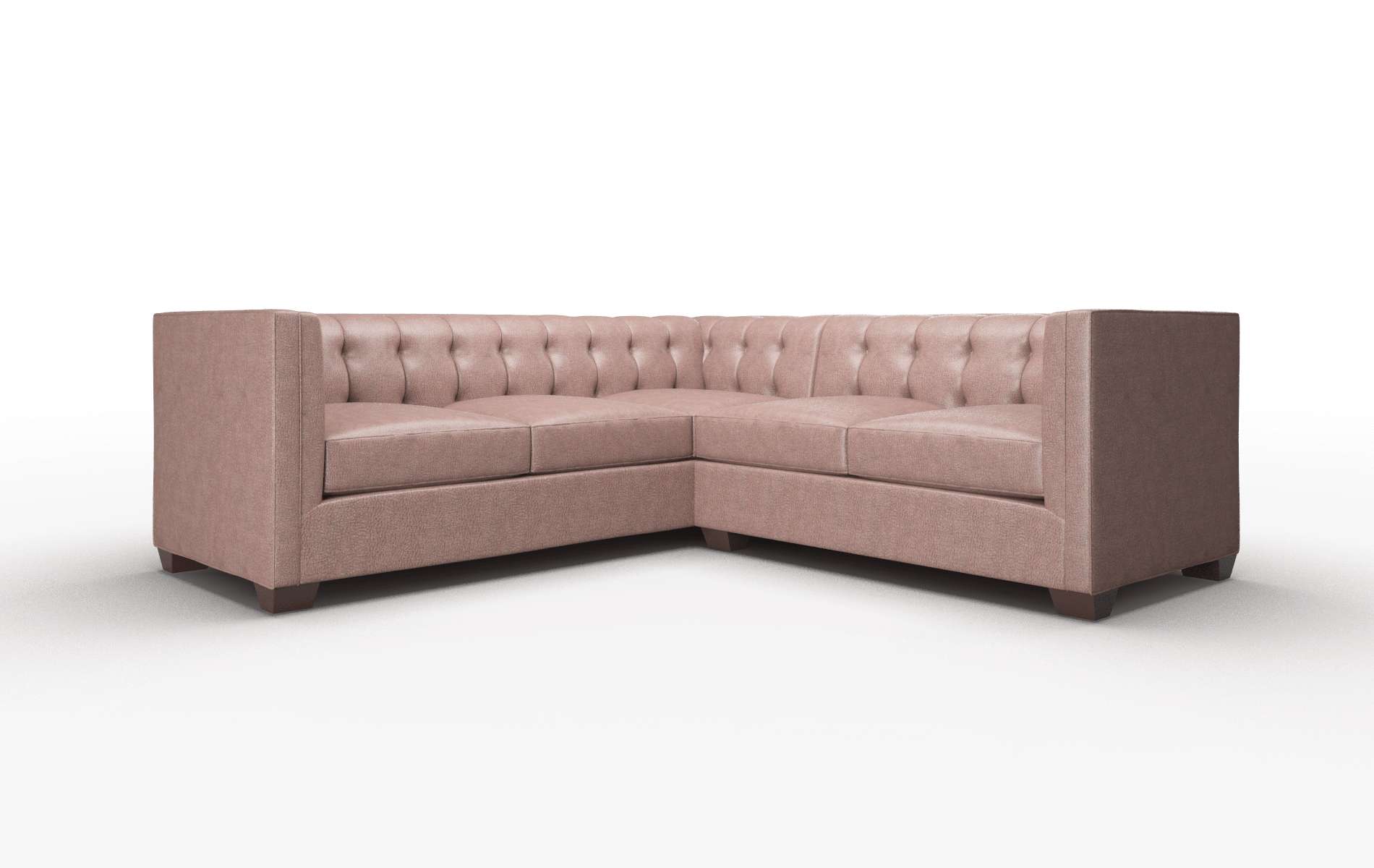 Grant Royale Mocha Sectional espresso legs 1