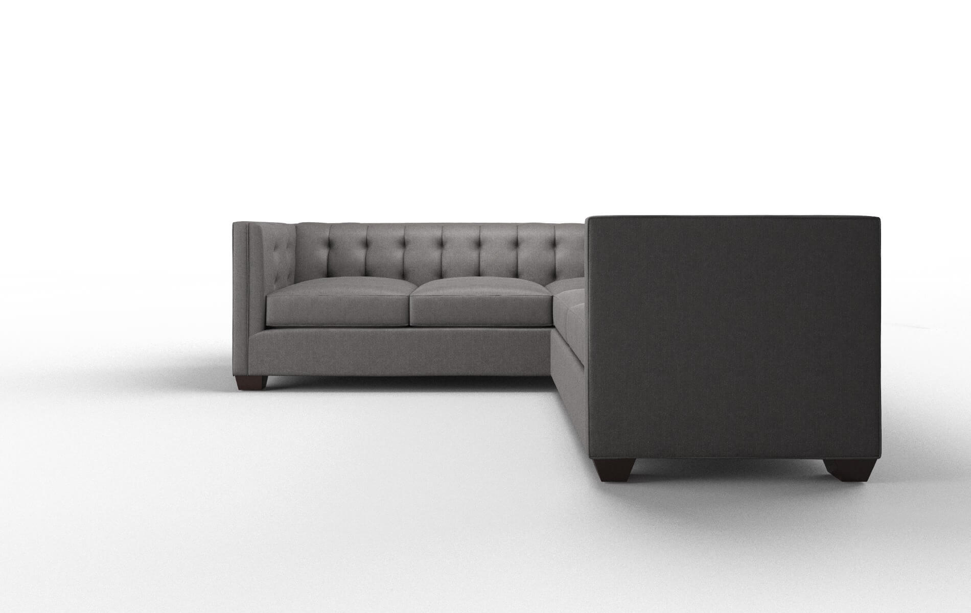Grant Sasha Grey Sectional espresso legs 5