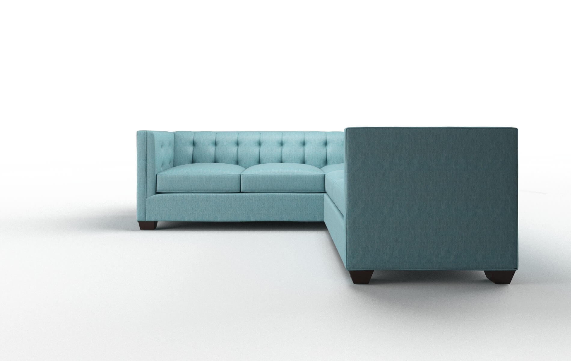 Grant Sorrento Denim Sectional espresso legs 5