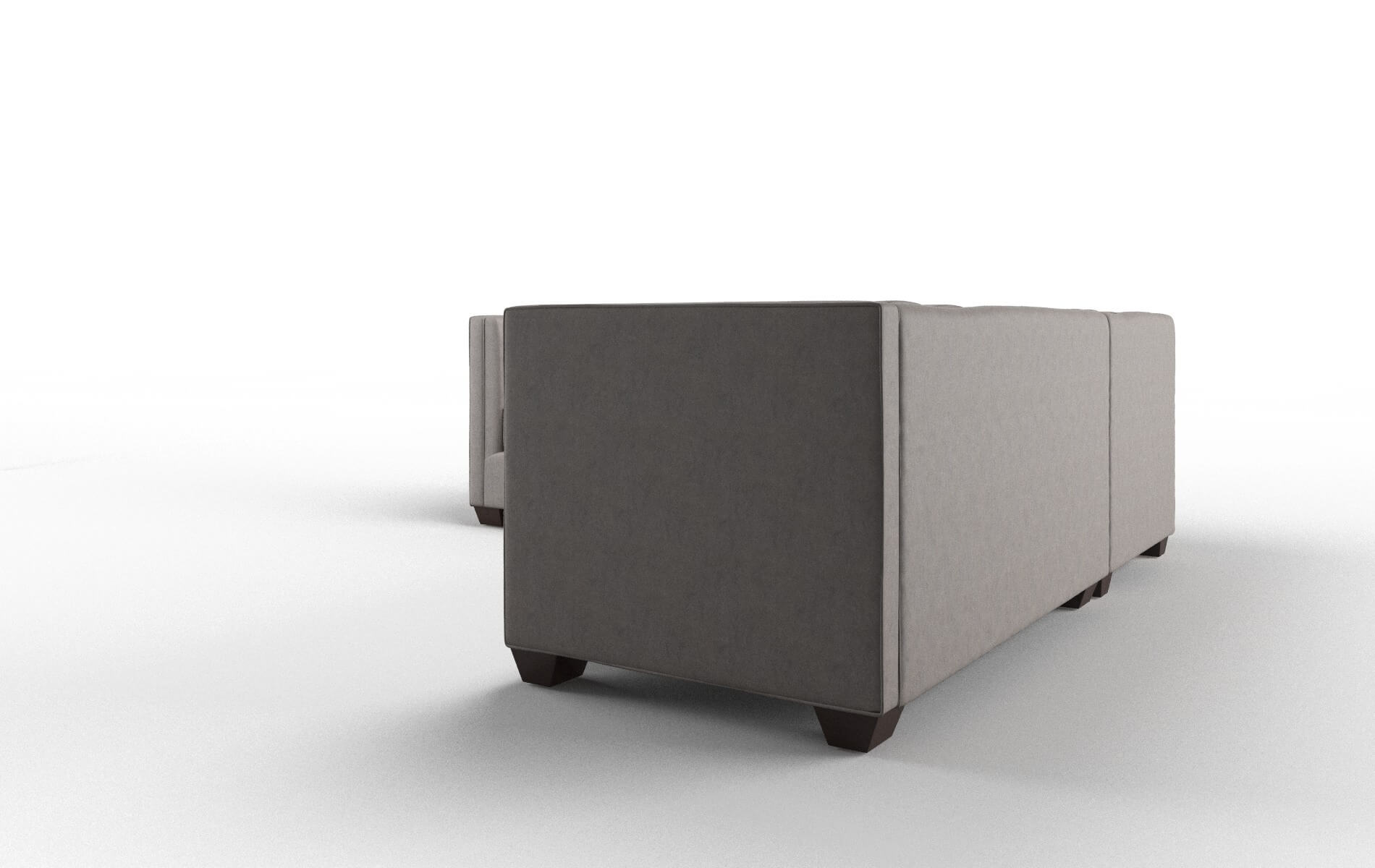 Grant Suave Slate Sectional espresso legs 4