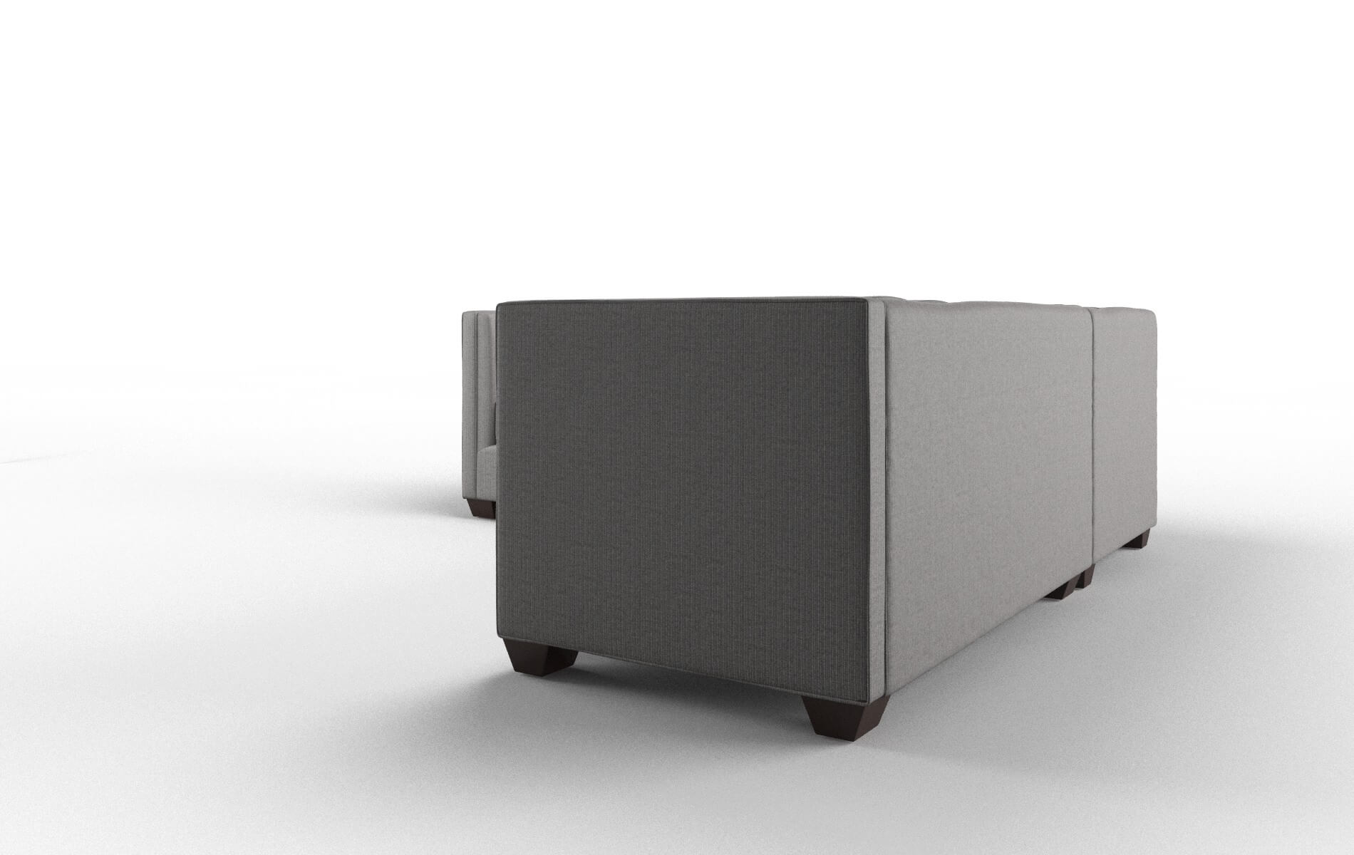 Grant Terrain Oatmeal Sectional espresso legs 4