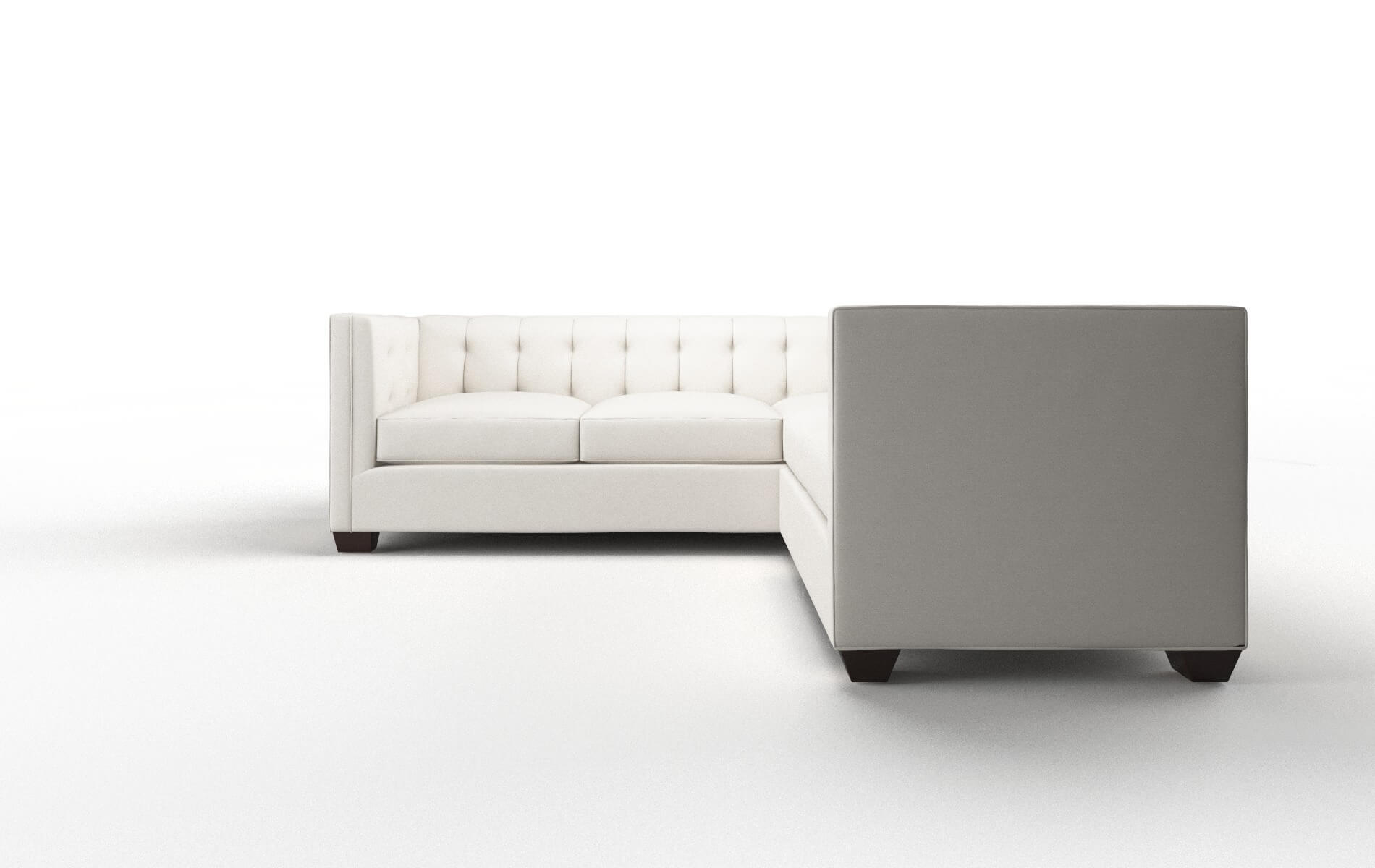 Grant Venice Eggshell Sectional espresso legs 5