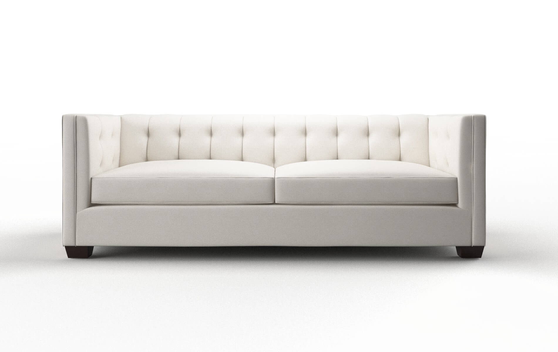 Grant Venice Eggshell Sofa espresso legs 1