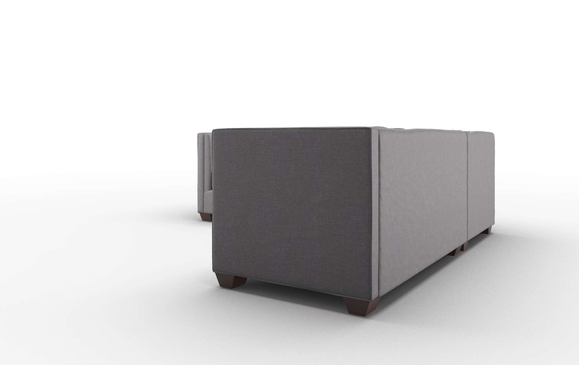 Grant Venus Onyx Sectional espresso legs 4