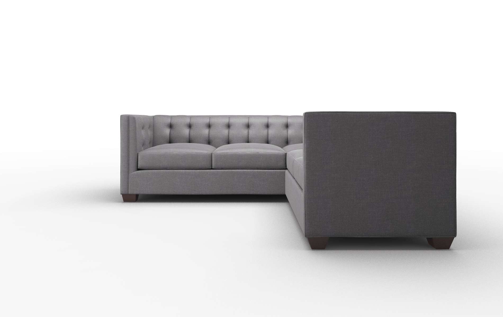 Grant Venus Onyx Sectional espresso legs 5