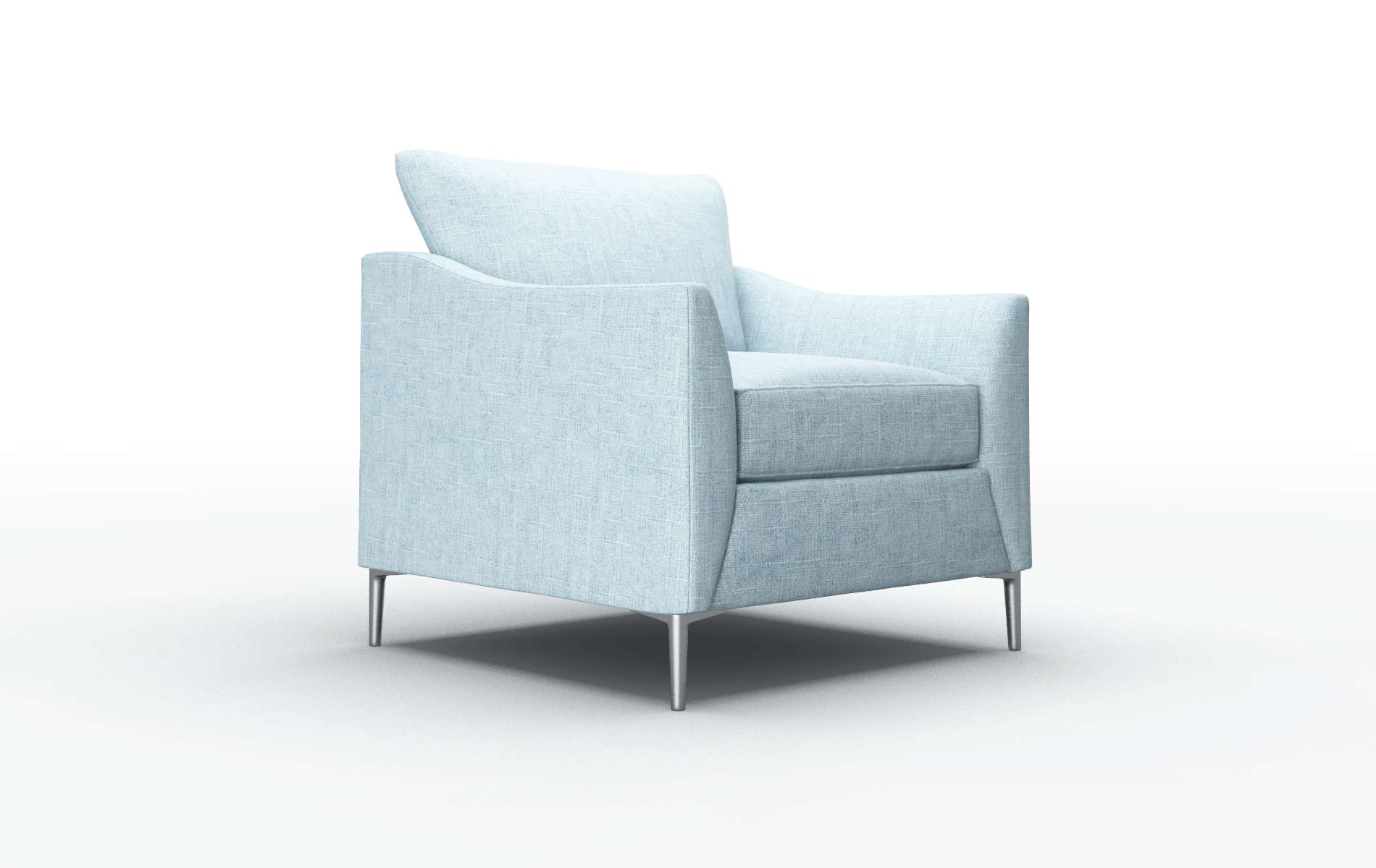 Hamburg Atlas Turquoise Chair metal legs 2