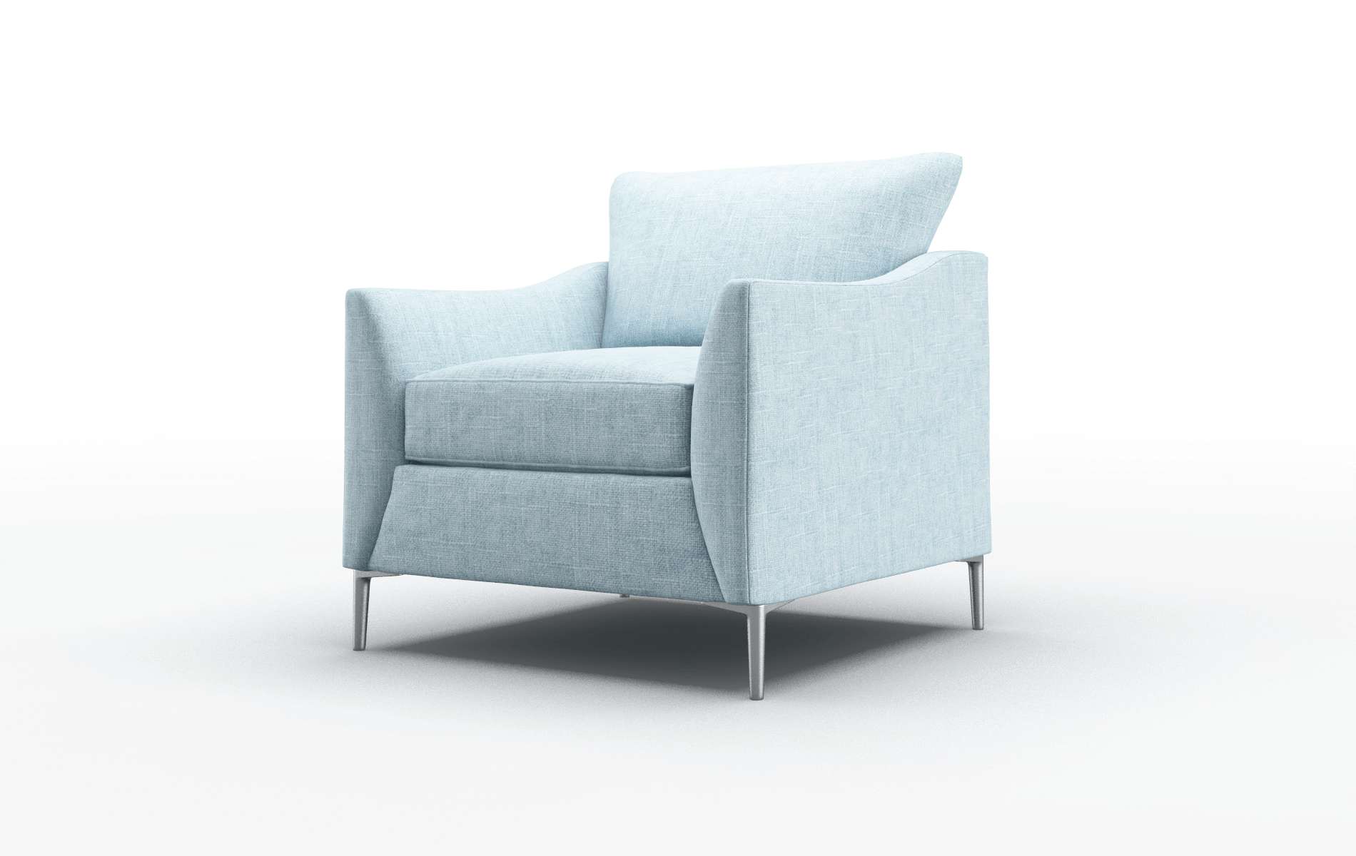 Hamburg Atlas Turquoise Chair metal legs 4