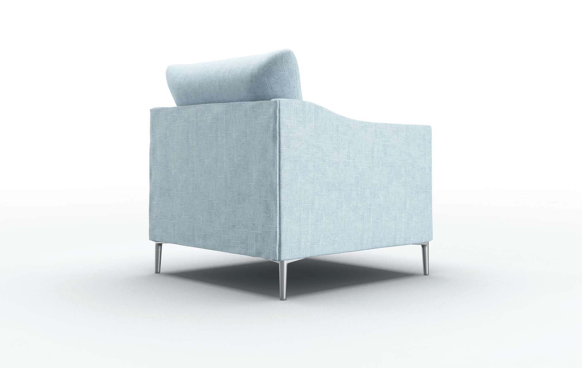 Hamburg Atlas Turquoise Chair metal legs 5