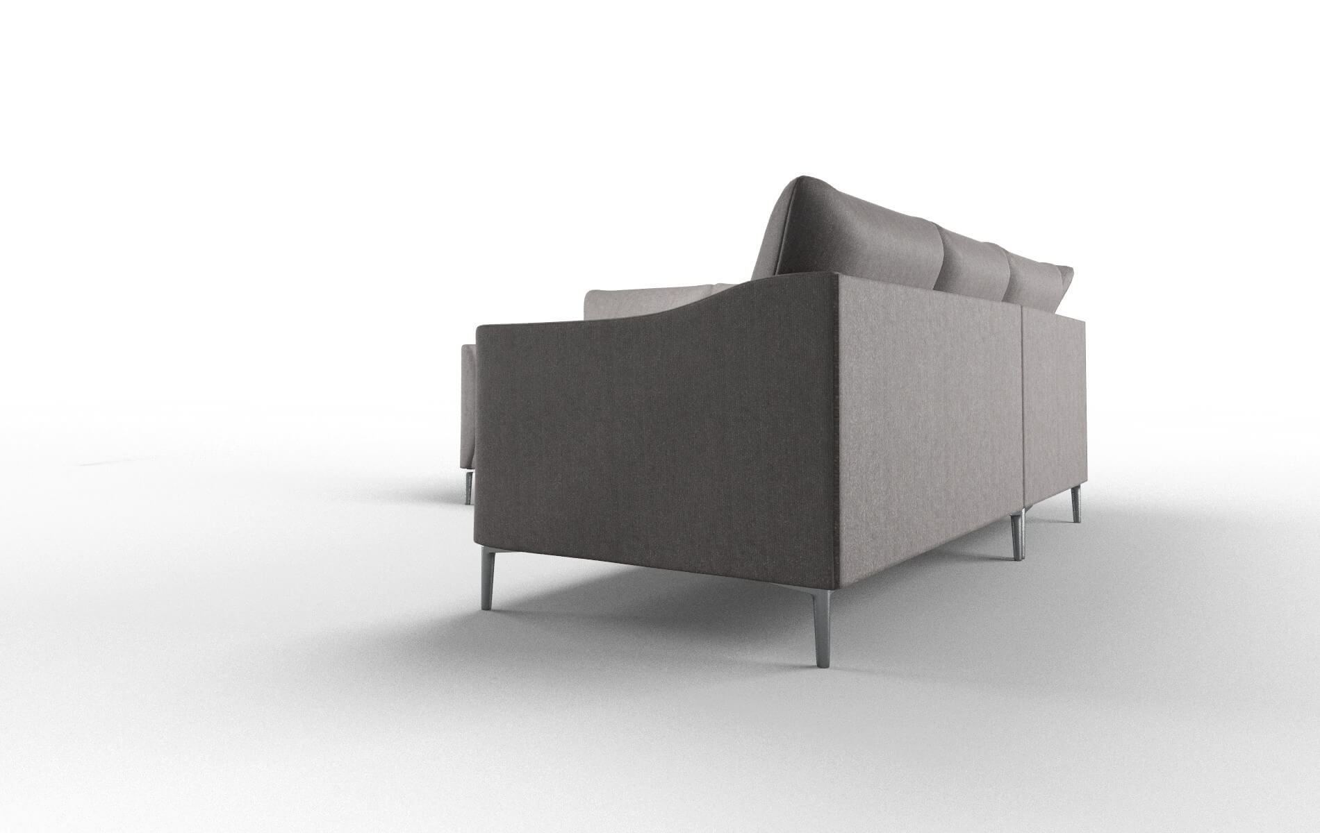 Hamburg Atlas_plz Silver Sectional metal legs 4