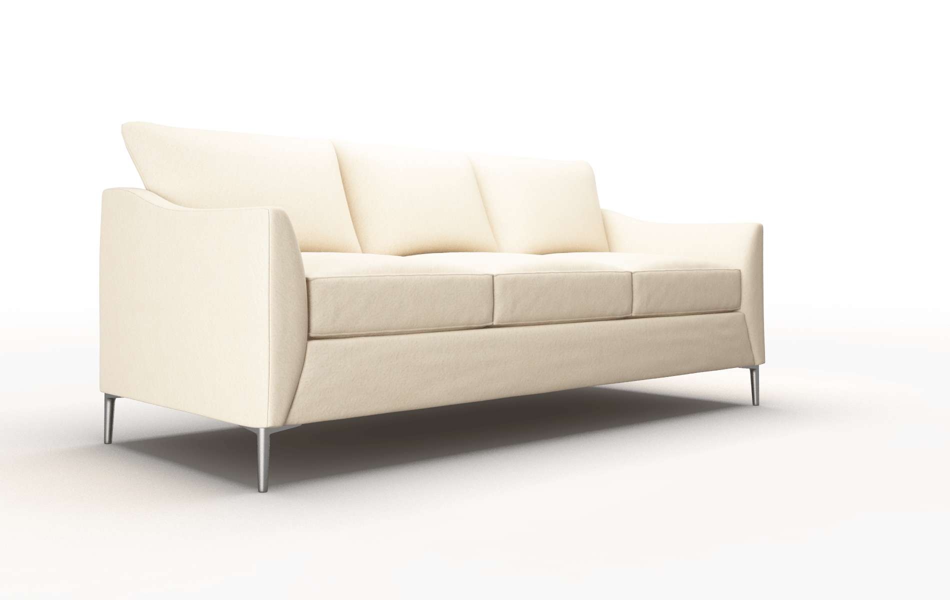 Hamburg Bella Buckwheat Sofa metal legs 2
